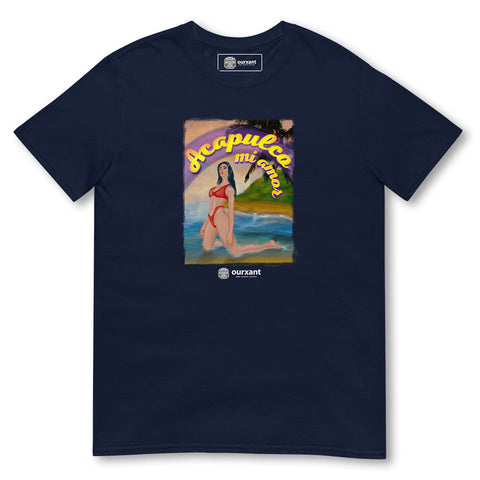 Acapulco Unisex T-Shirt | Latino Streetwear | Ourxant Latinx T-Shirt | Latinx Streetwear | Latino Streetwear Style | Latino T-Shirt | Mexican Streetwear Owned Brand | Funny Latino T-Shirt,  Acapulquito,  Cuando Calienta el Sol, Acapulco, Playita, Finde T-Shirt, Finde, 