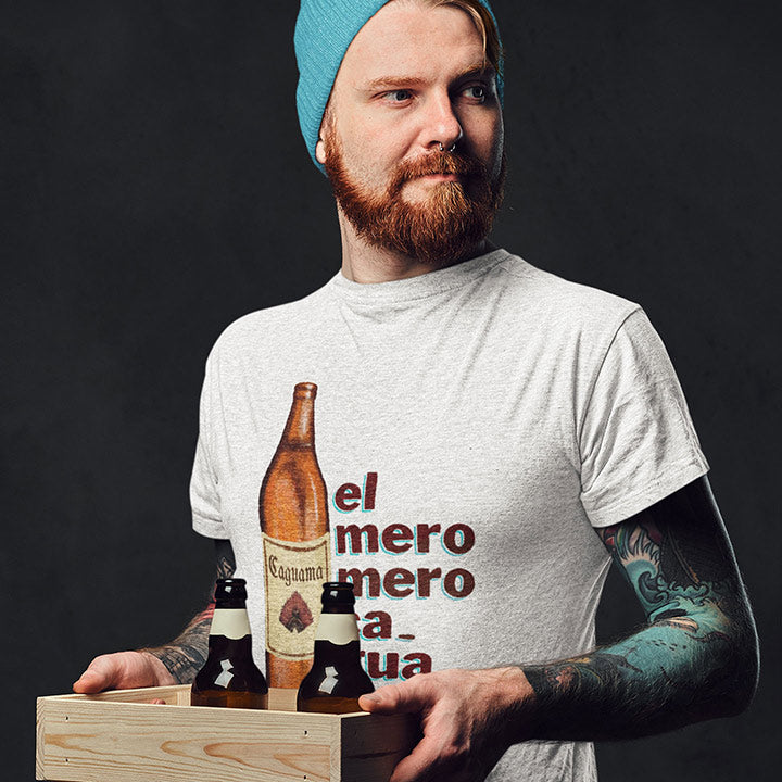 Beer Caguama Man T-Shirt | Latino Streetwear 