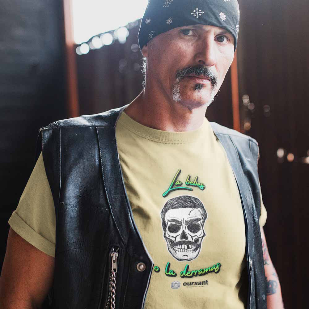 Warning Man T-Shirt | Latino Streetwear | Ourxant Latinx T-Shirt | Latinx Streetwear | Latino Streetwear Style | Latino T-Shirt | Mexican Streetwear Owned Brand | Funny Latino T-Shirt | Mexican Skull T-Shirt | El Ferras