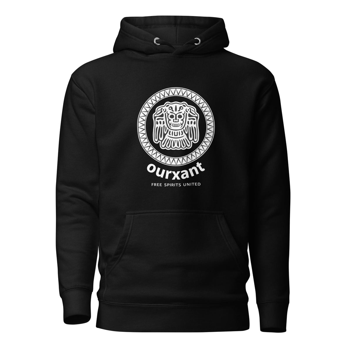 Classic Round Unisex Hoodie / Ourxant Classic Unisex Hoodie | Latino Hoodie | Ourxant Latinx Sweatshirt | Latinx Streetwear | Latino Streetwear Style | Latino T-Shirt | Mexican Streetwear Owned Brand | Latina Hoodie